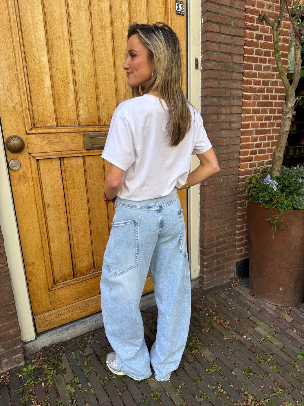 Sky cargo jeans light blue - Project 35