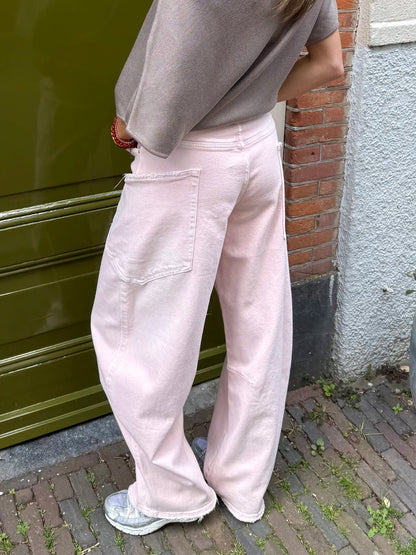 Sky cargo jeans light pink - Project 35