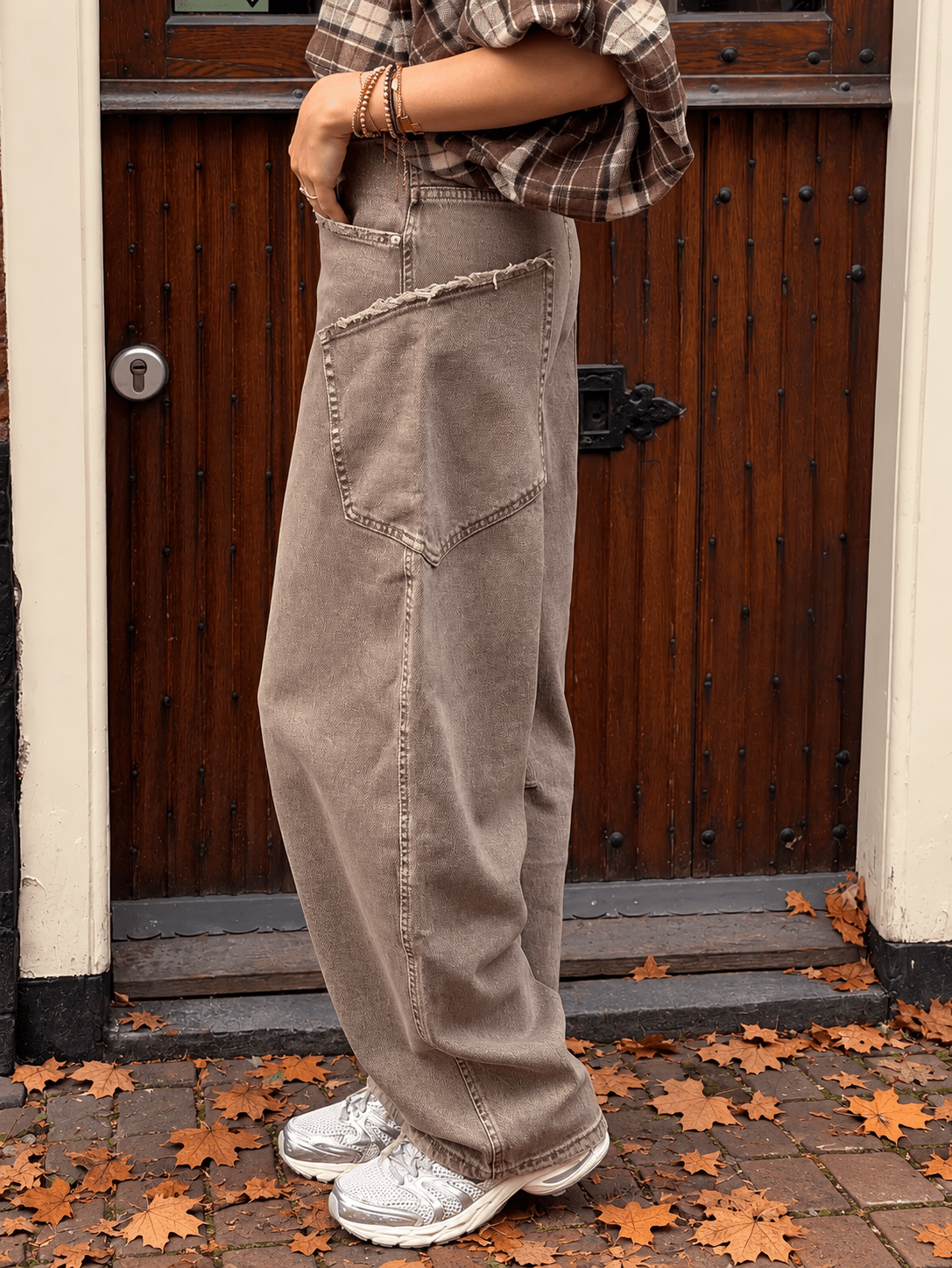 Sky cargo jeans vintage brown - Project 35