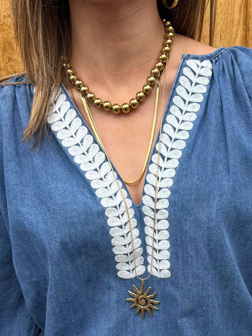 Solé ketting lang goud - Project 35