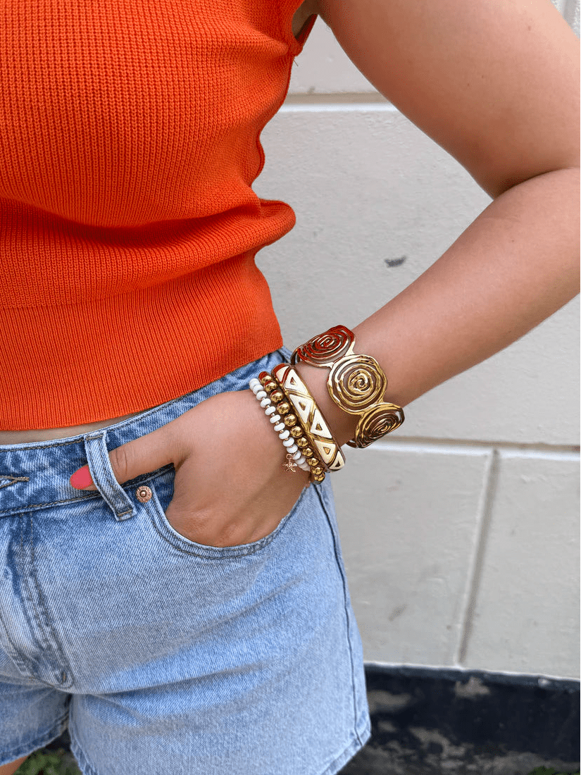 Spiral bangle gold - Project 35