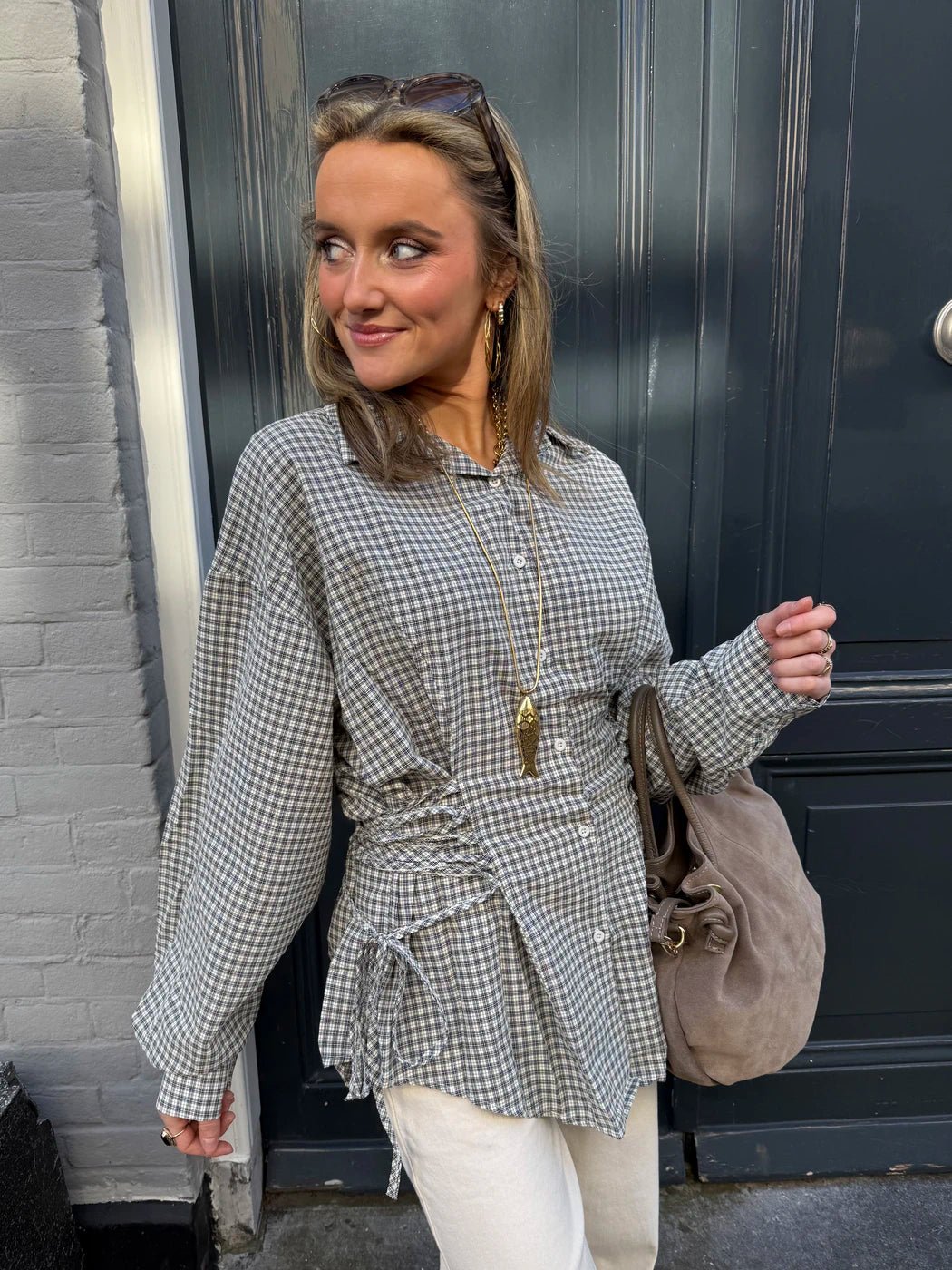 Stevie blouse geruit - Project 35