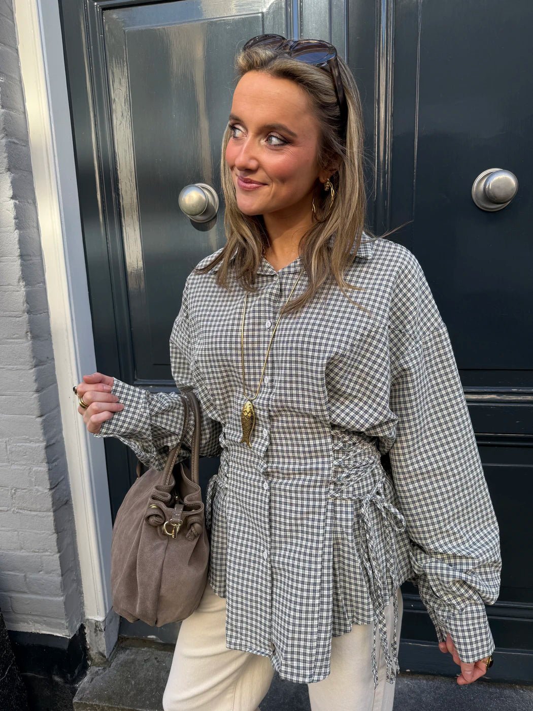 Stevie blouse geruit - Project 35