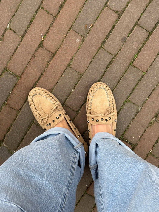 Stud loafers beige - Project 35
