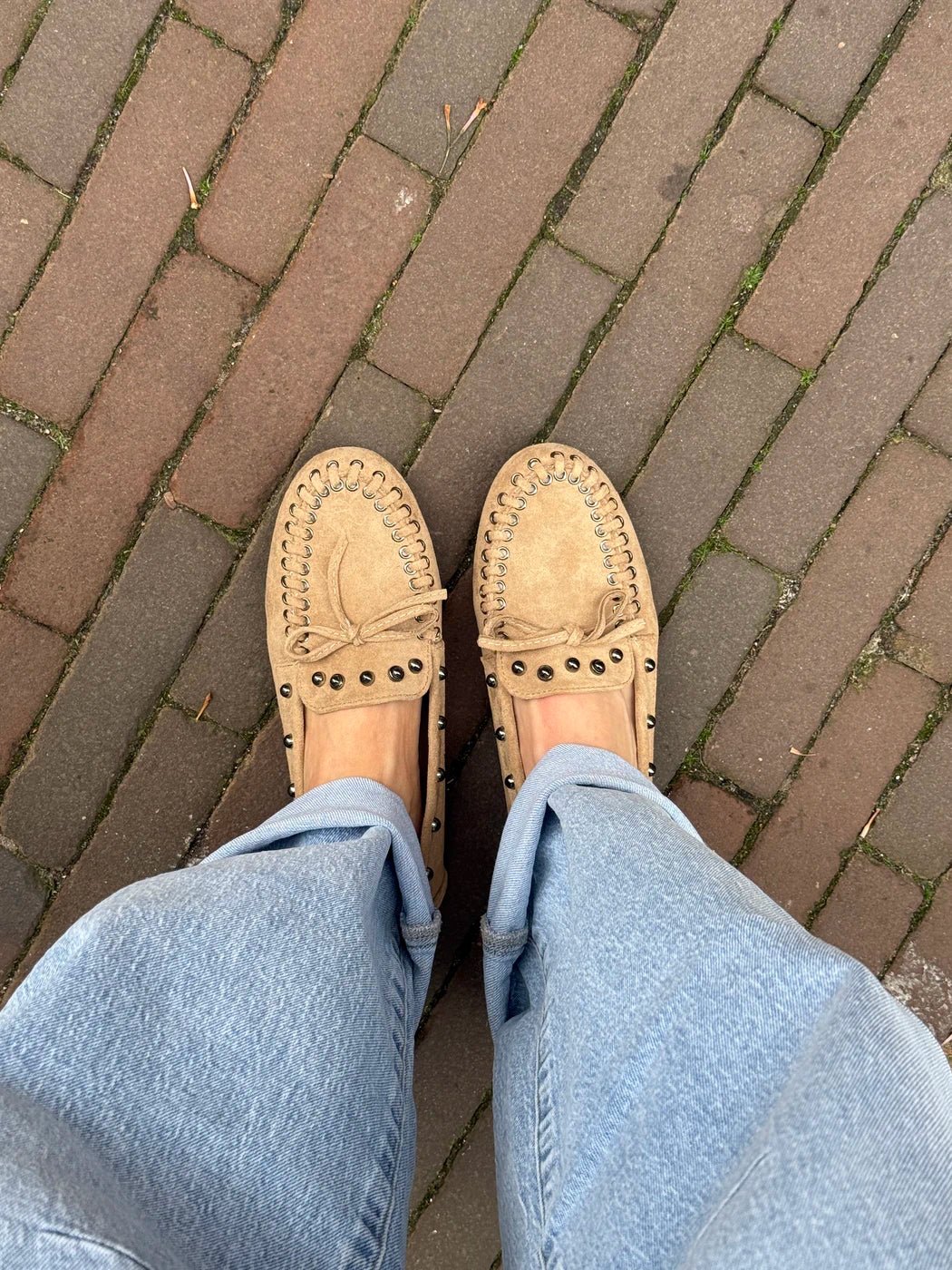 Stud loafers beige - Project 35