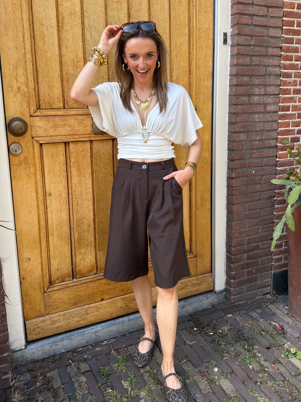Taylor jorts choco bruin - Project 35