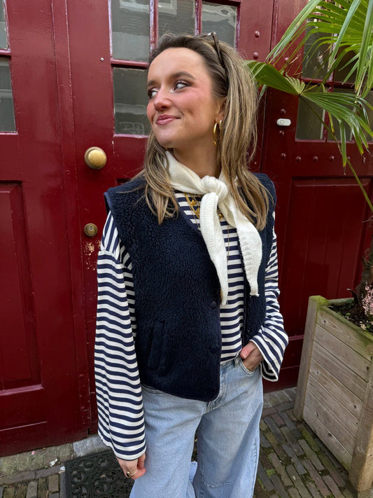 Teddy gilet navy - Project 35