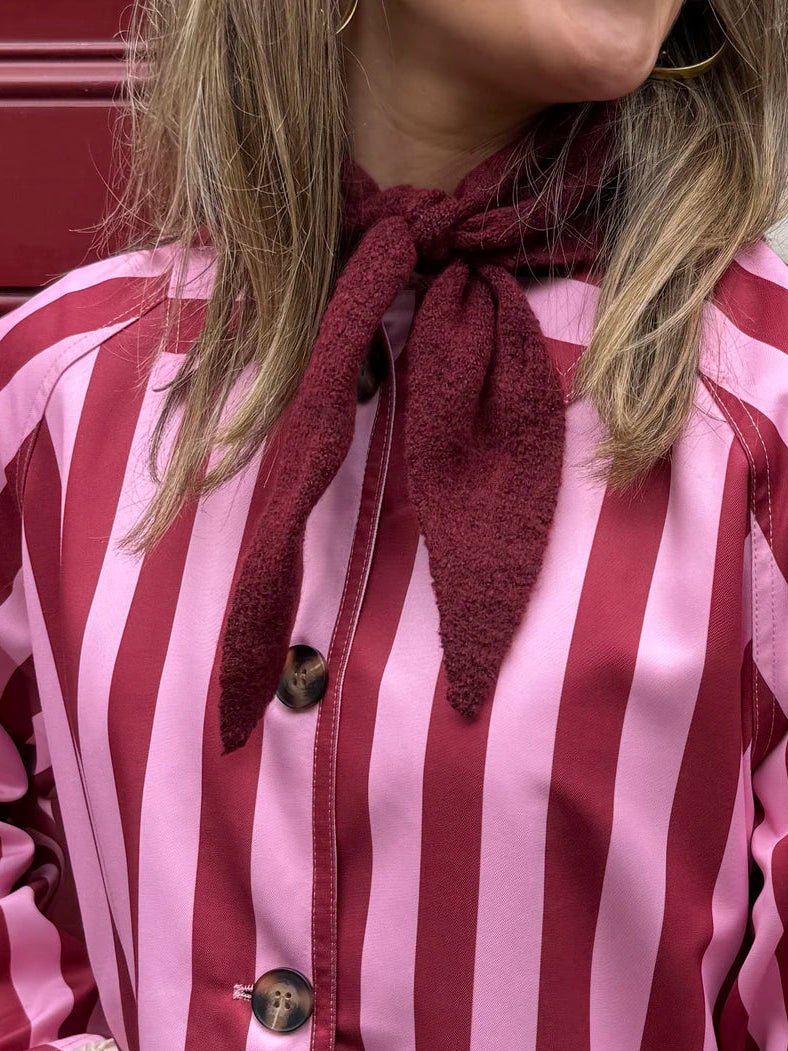 Triangle scarf small burgundy - Project 35