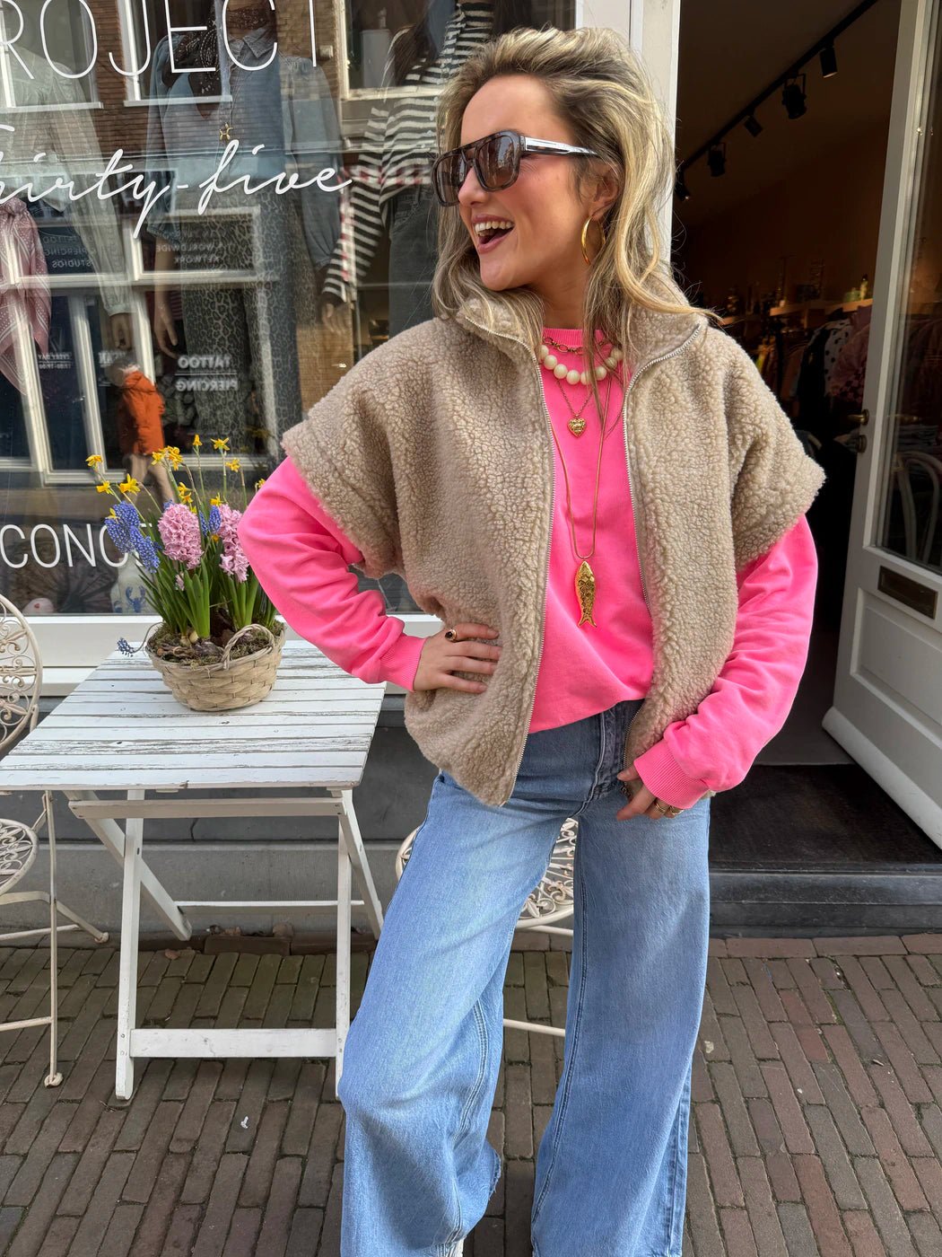 Vicky teddy bodywarmer - Project 35