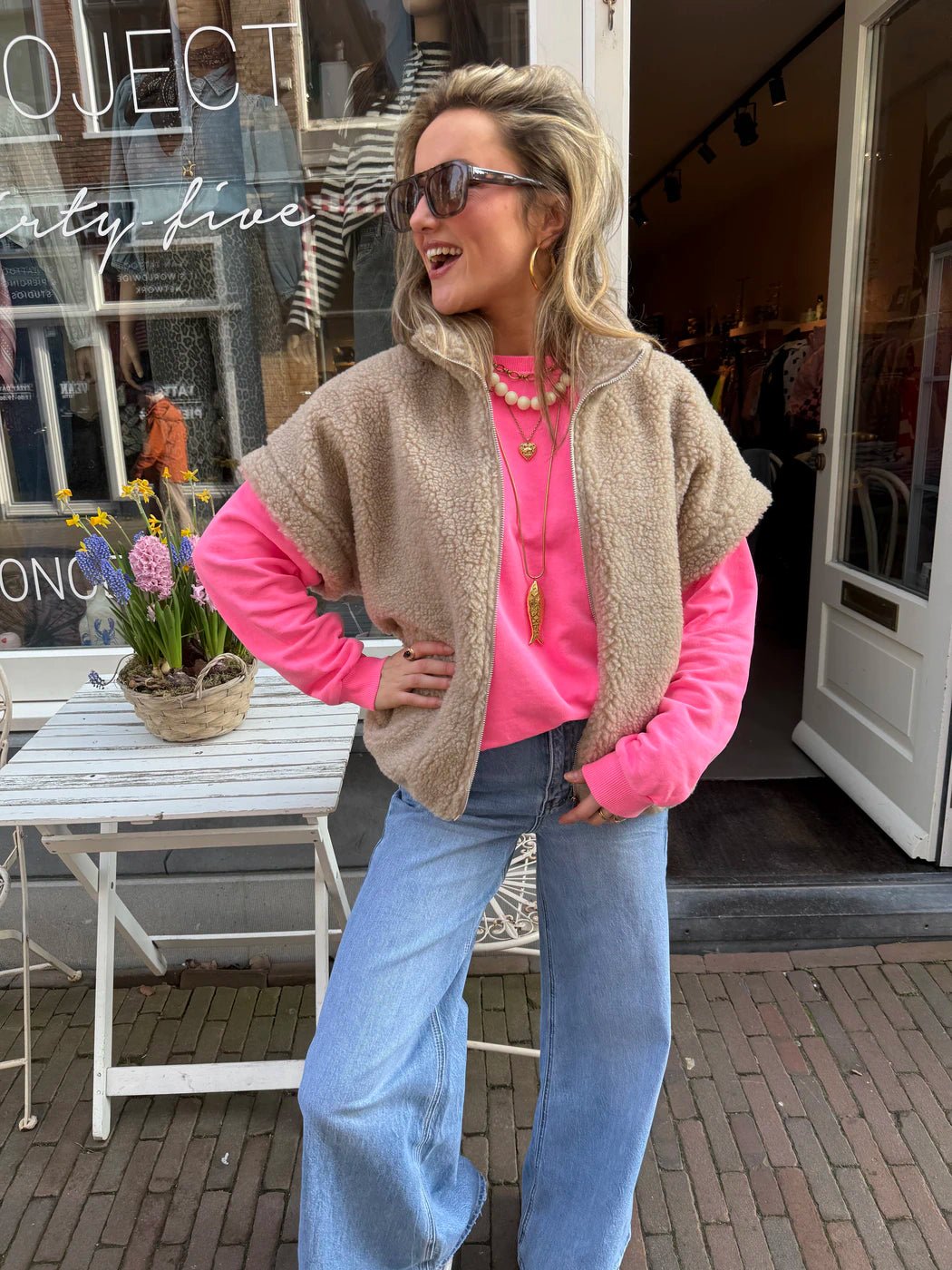 Vicky teddy bodywarmer - Project 35