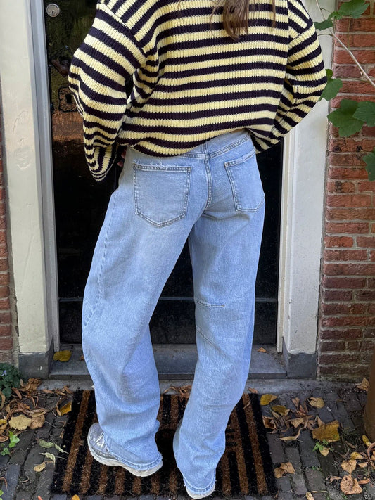 Vik barrel jeans lichtblauw - Project 35