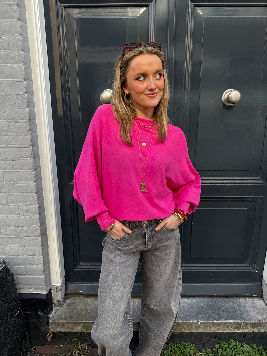 Vleermuis truitje fuchsia - Project 35