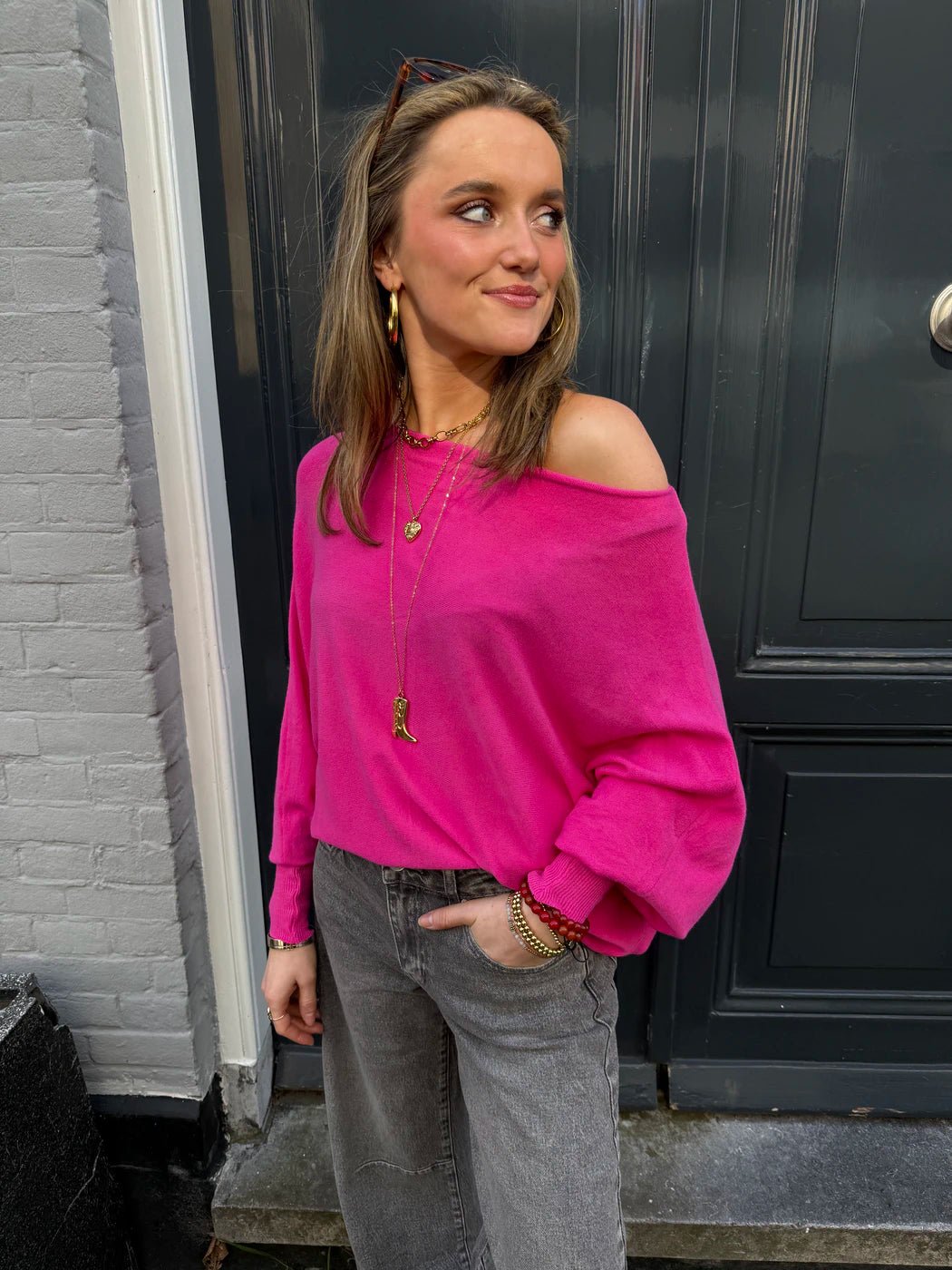 Vleermuis truitje fuchsia - Project 35