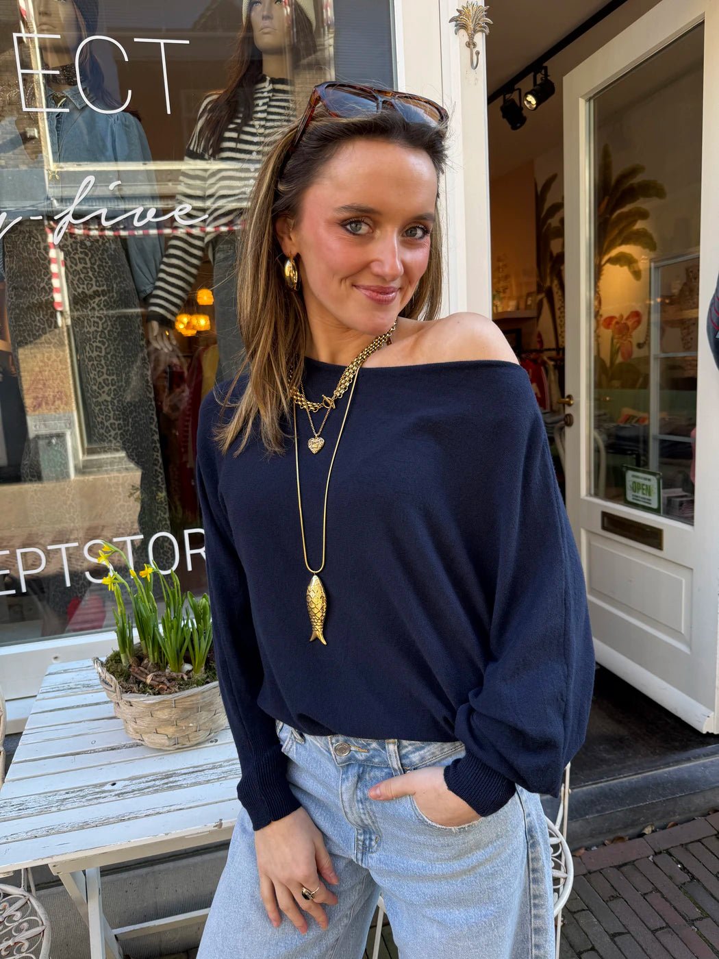 Vleermuis truitje navy - Project 35