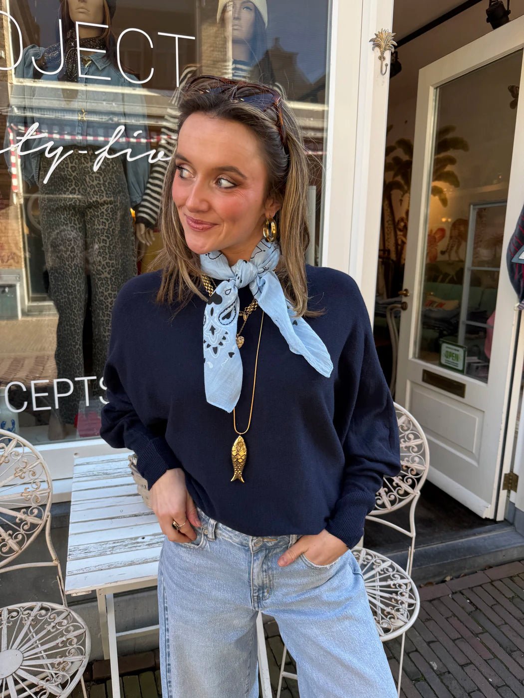 Vleermuis truitje navy - Project 35