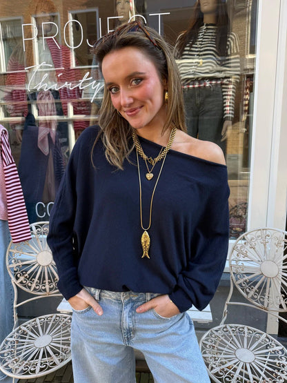 Vleermuis truitje navy - Project 35