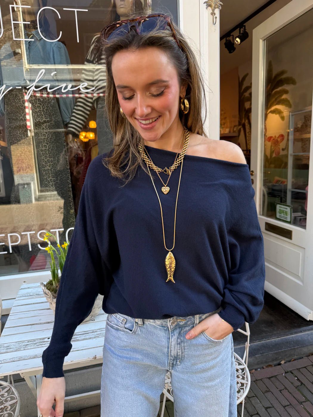 Vleermuis truitje navy - Project 35