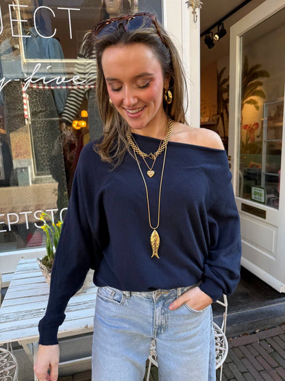 Vleermuis truitje navy - Project 35