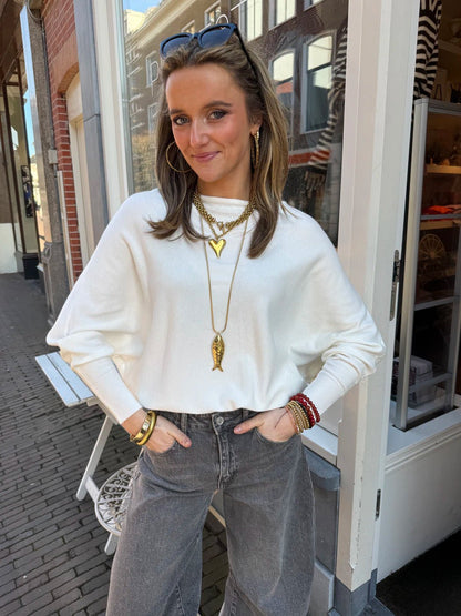 Vleermuis truitje wit - Project 35