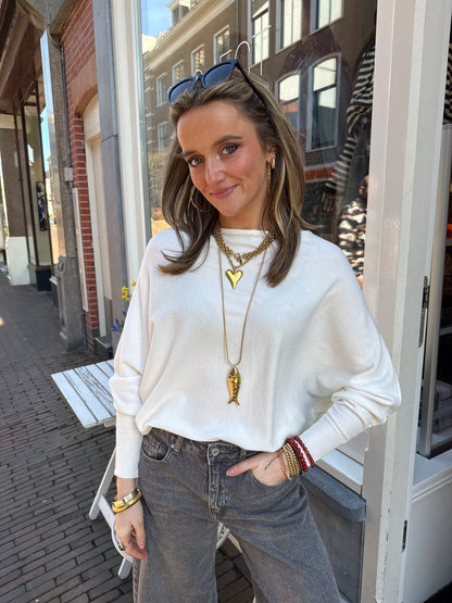 Vleermuis truitje wit - Project 35