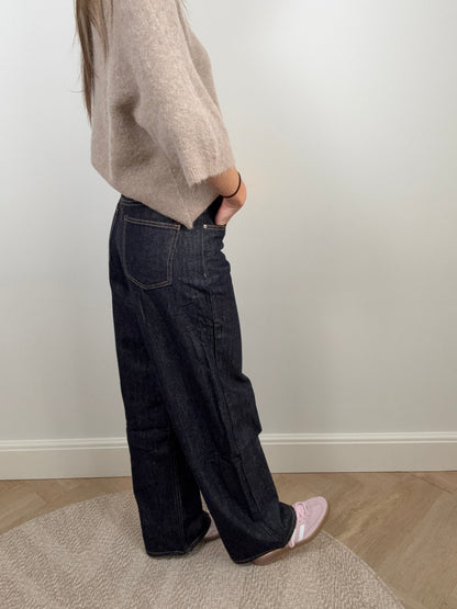 Wide leg jeans dark blue - Project 35